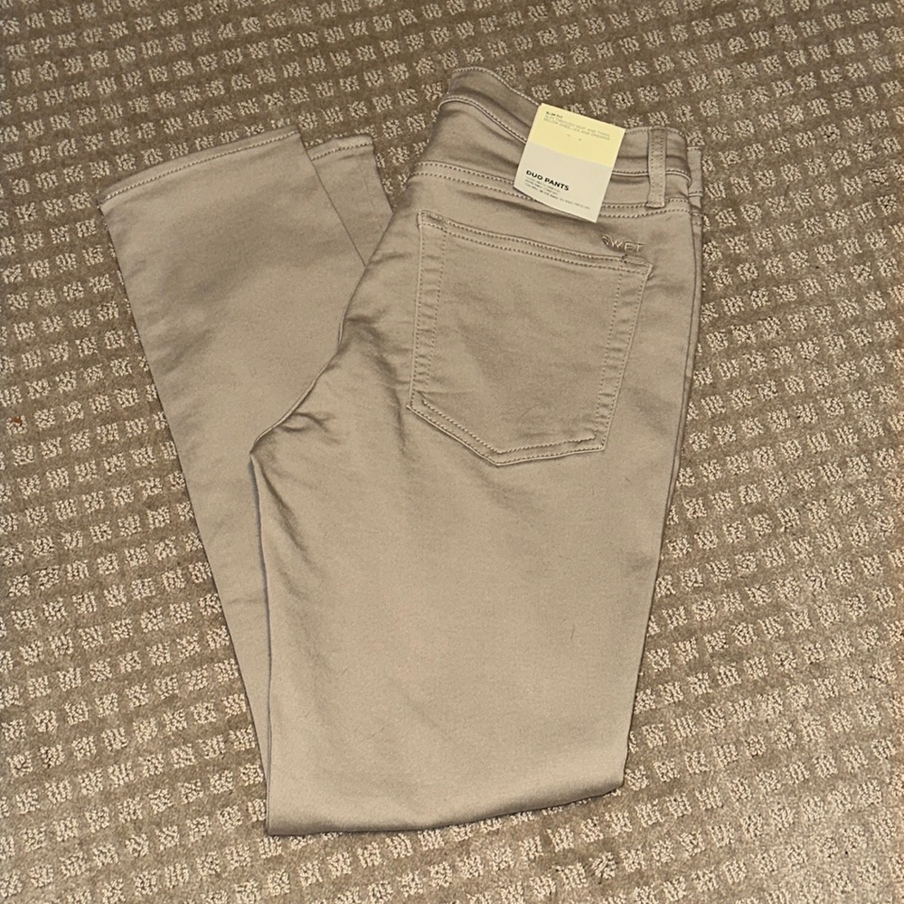 NEW Swet Tailor Duo Pants True Khaki size 30x30 slim fit - Picture 8 of 16